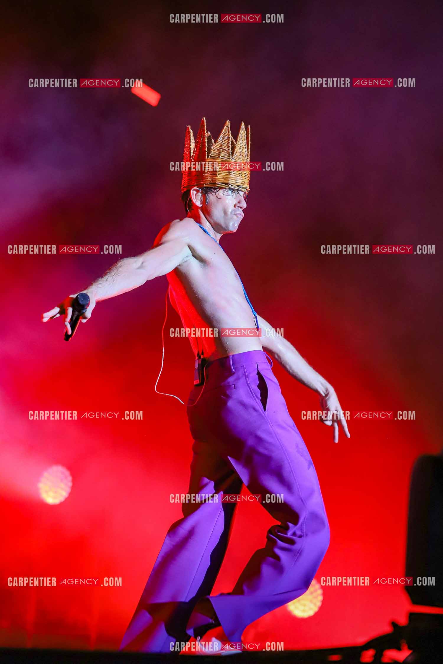 Le chanteur Mika en concert sur les plages du Mourillon.     ( Exclusif )