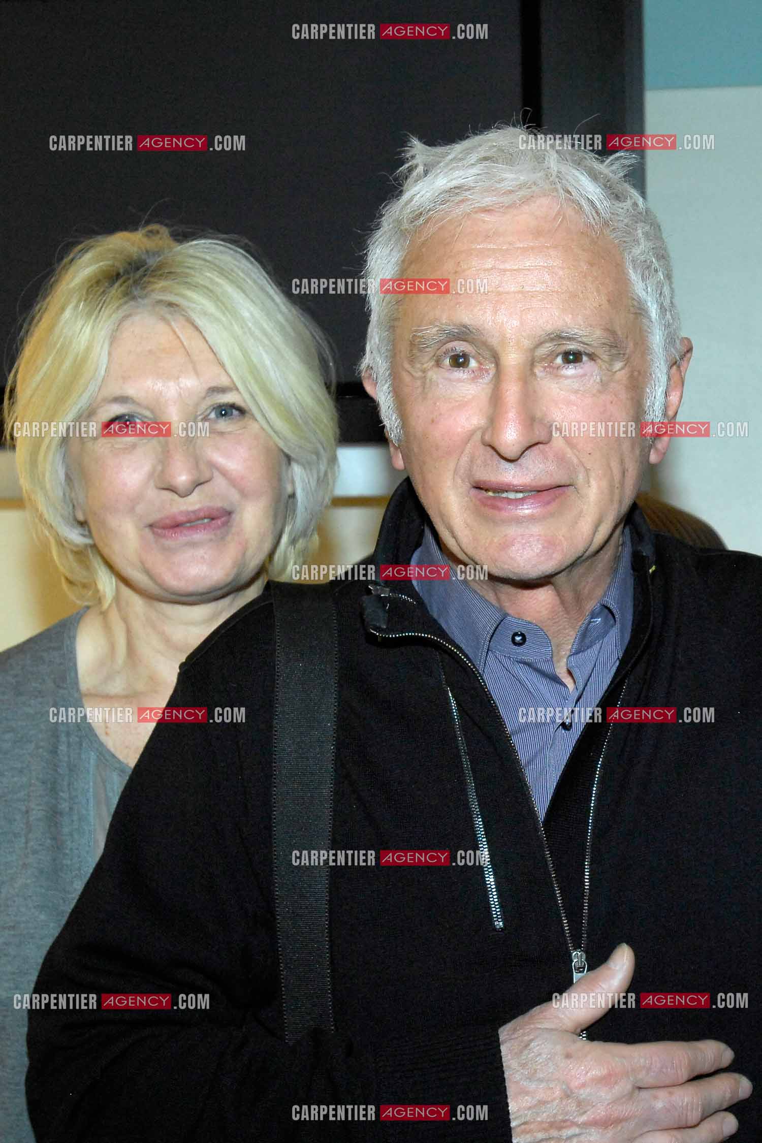 Le chanteur Marcel Amont et sa femme Marlène.  ( Exclusif )