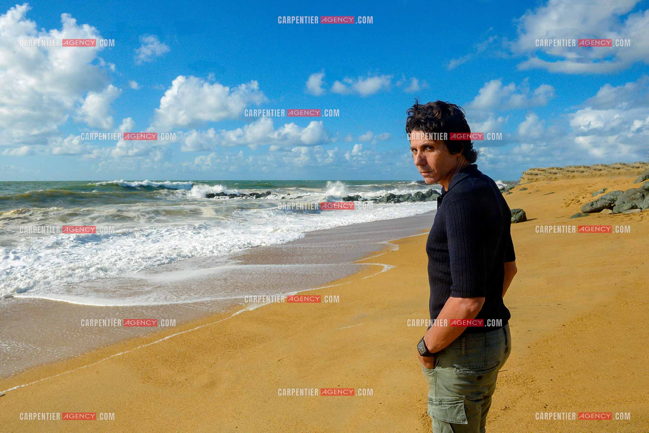 Jean-Luc Lahaye en vacances à Biarritz.    ( Exclusif )