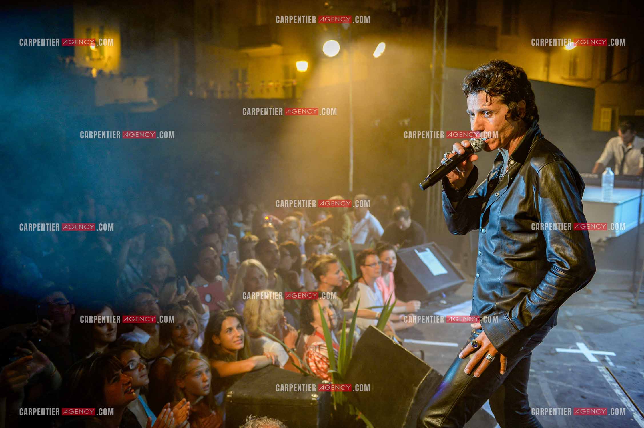 Le chanteur Jean-Luc Lahaye en concert a Cannes. ( Exclusif )