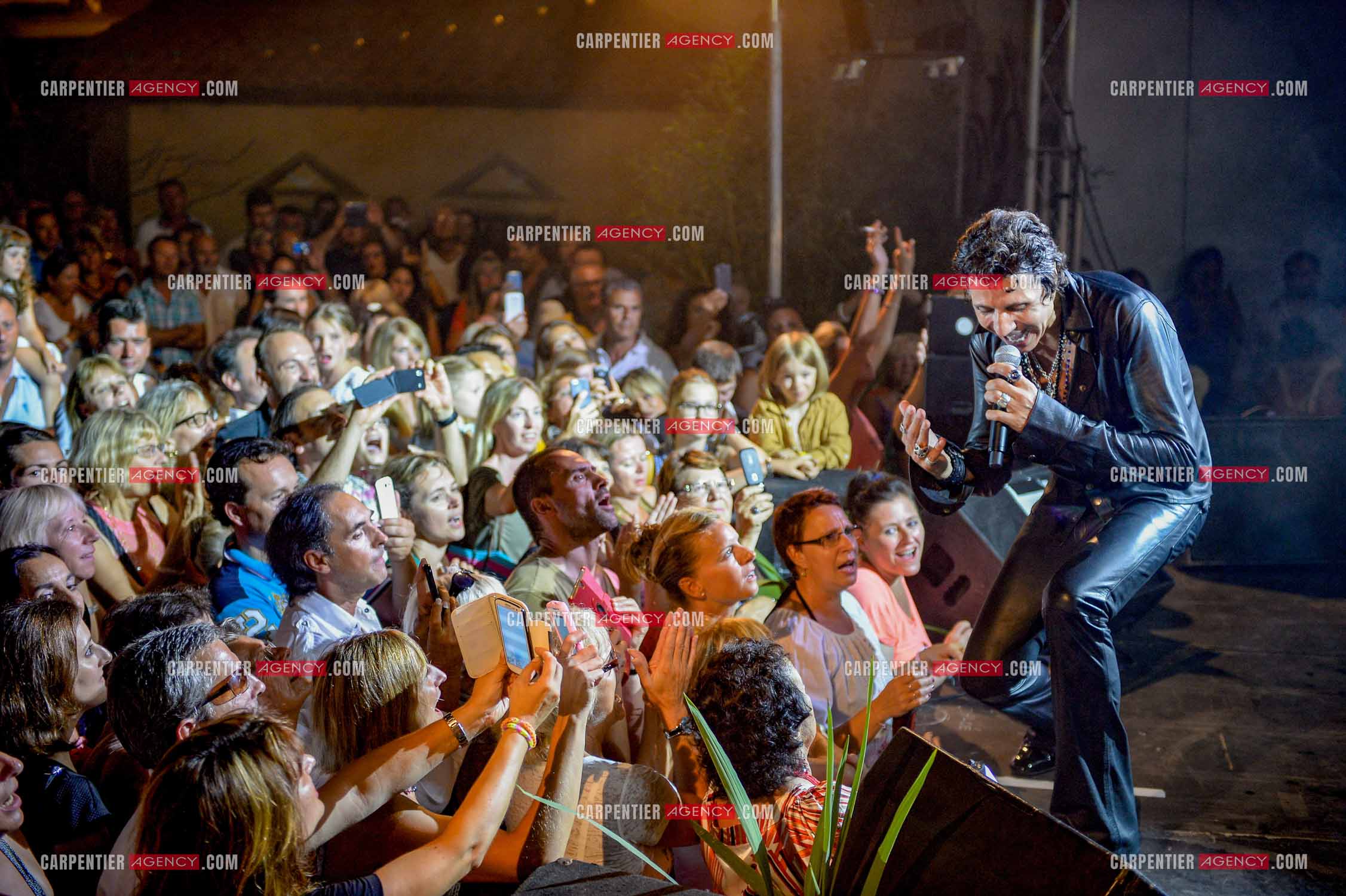 Le chanteur Jean-Luc Lahaye en concert a Cannes. ( Exclusif )