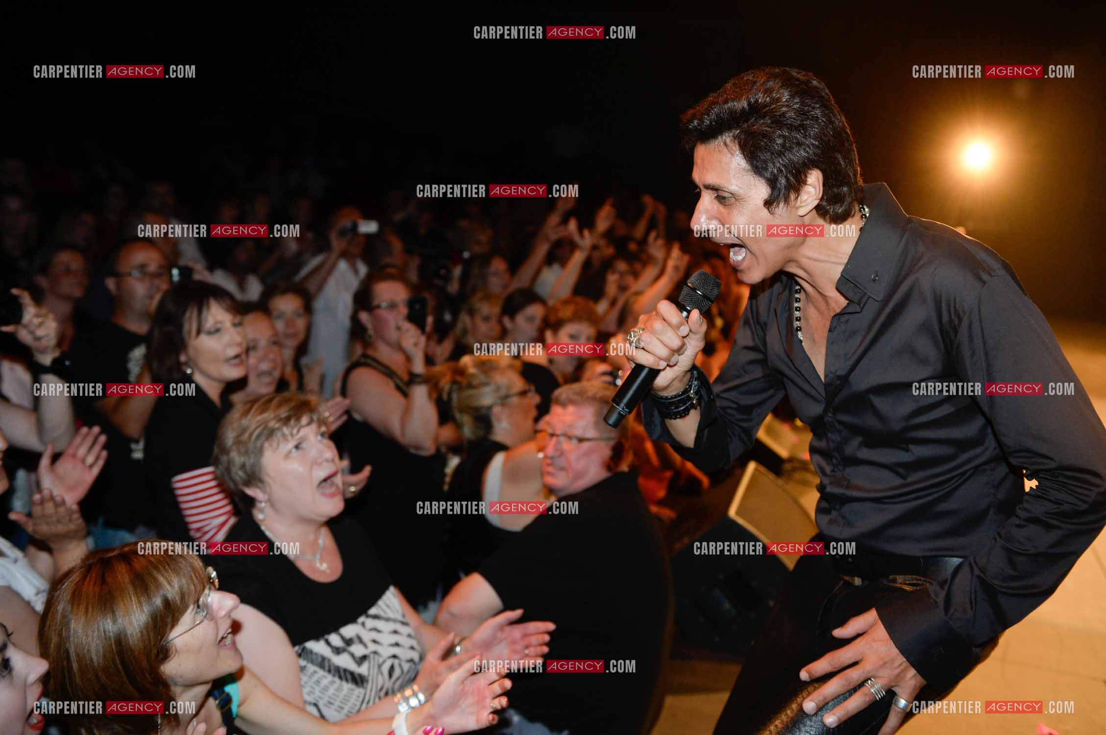 Le chanteur Jean-Luc Lahaye en concert.   ( Exclusif )