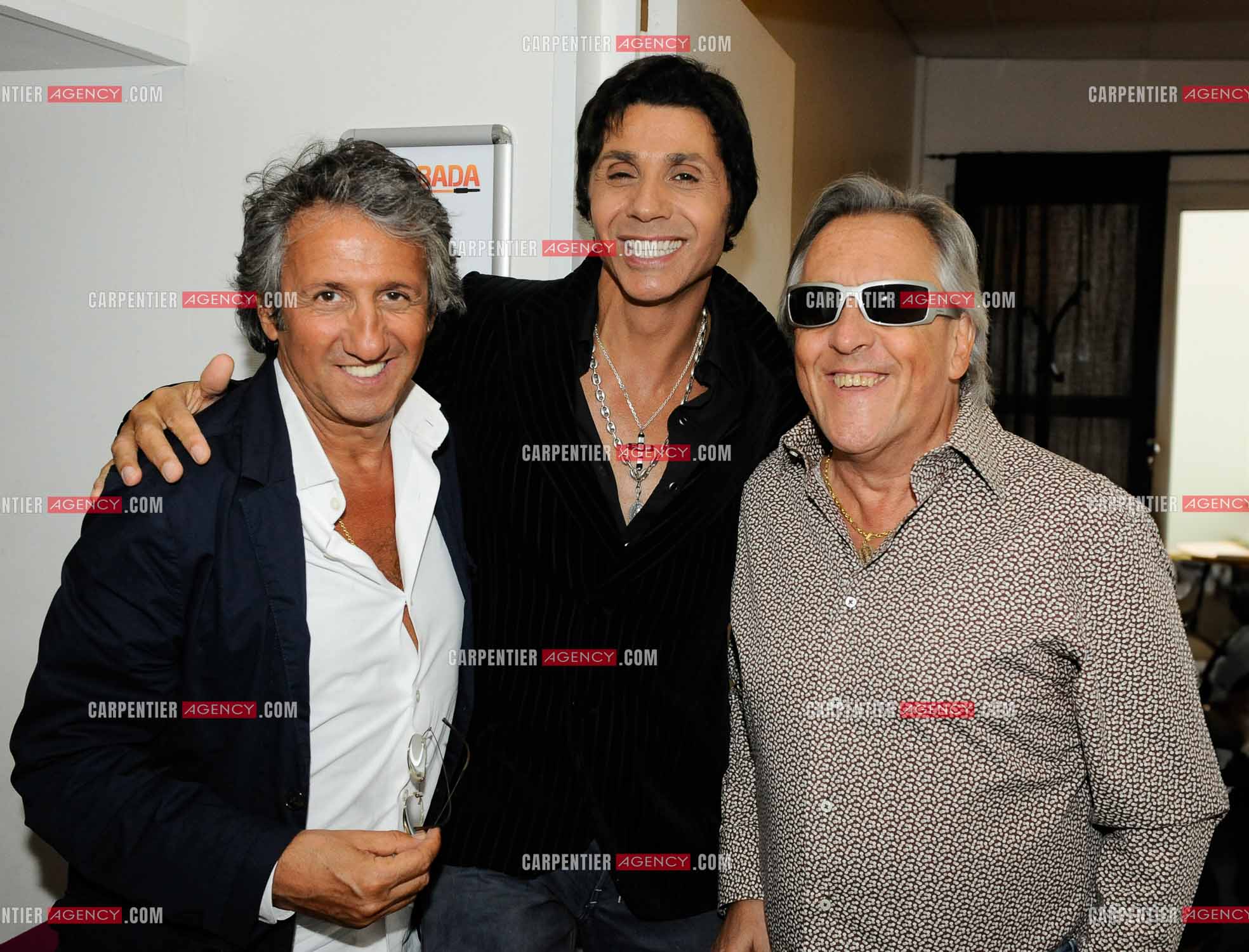 La tournee RFM Partie, puis Stars 80, avec tous les artistes jusqu'au Stade de France, mais aussi le film. Ici sur la photo, Jean-Luc avec Richard Anconina, et Gilbert Montagne.