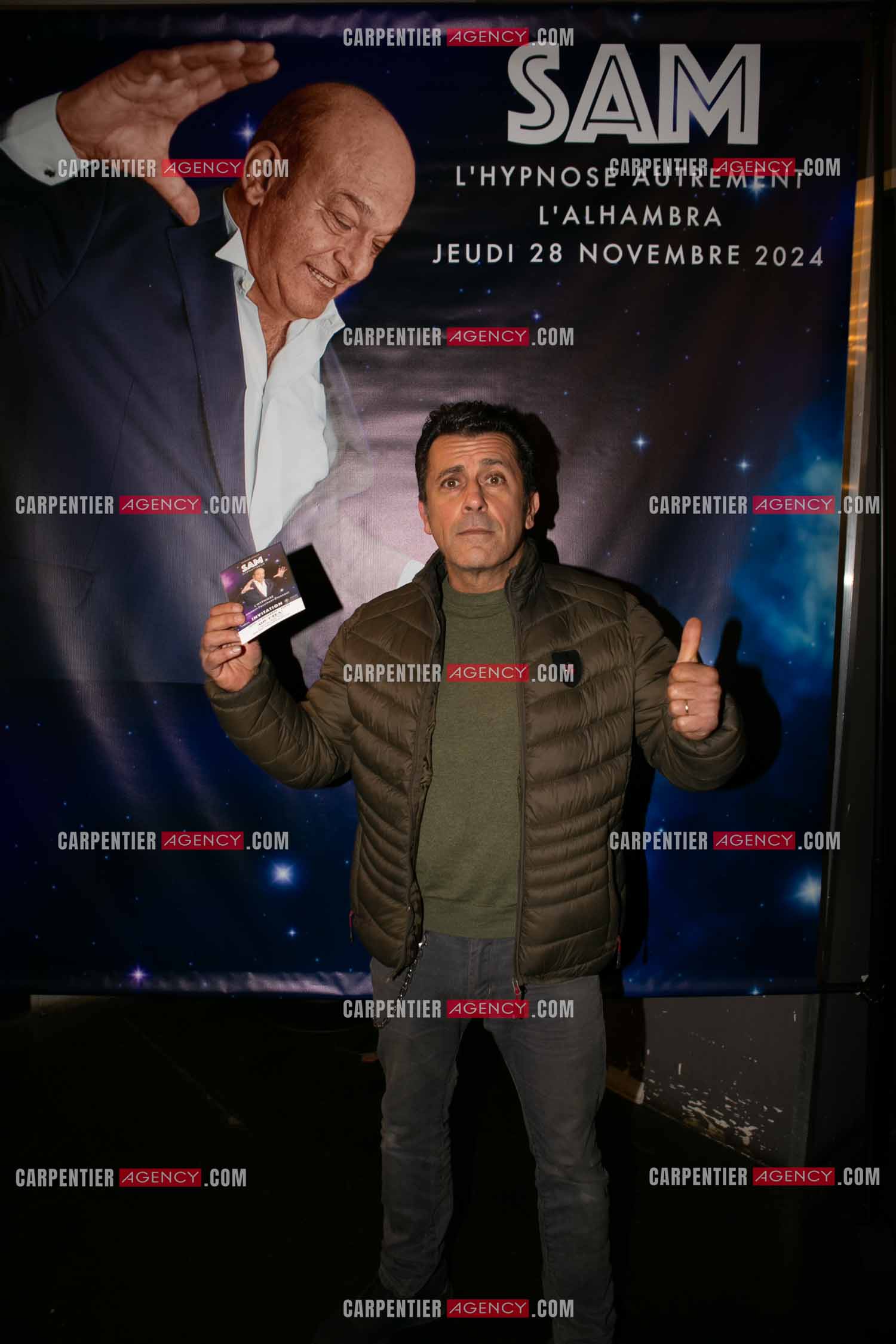 Le chanteur Bébert du groupe Les Forbans invité à L'Alhambra.  ( Exclusif )