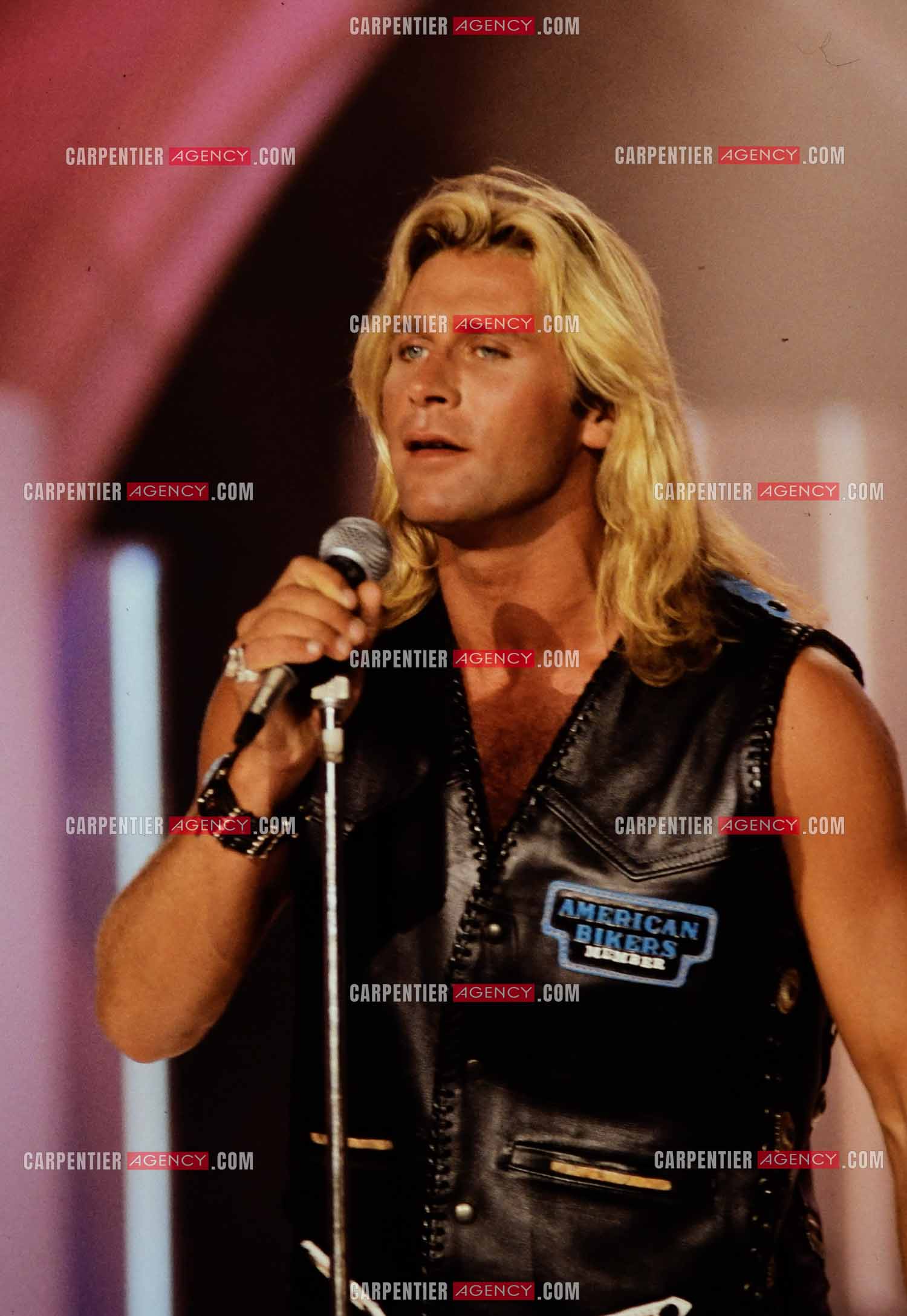 Le chanteur Jean-Pierre François en 1990.  ( Exclusif )