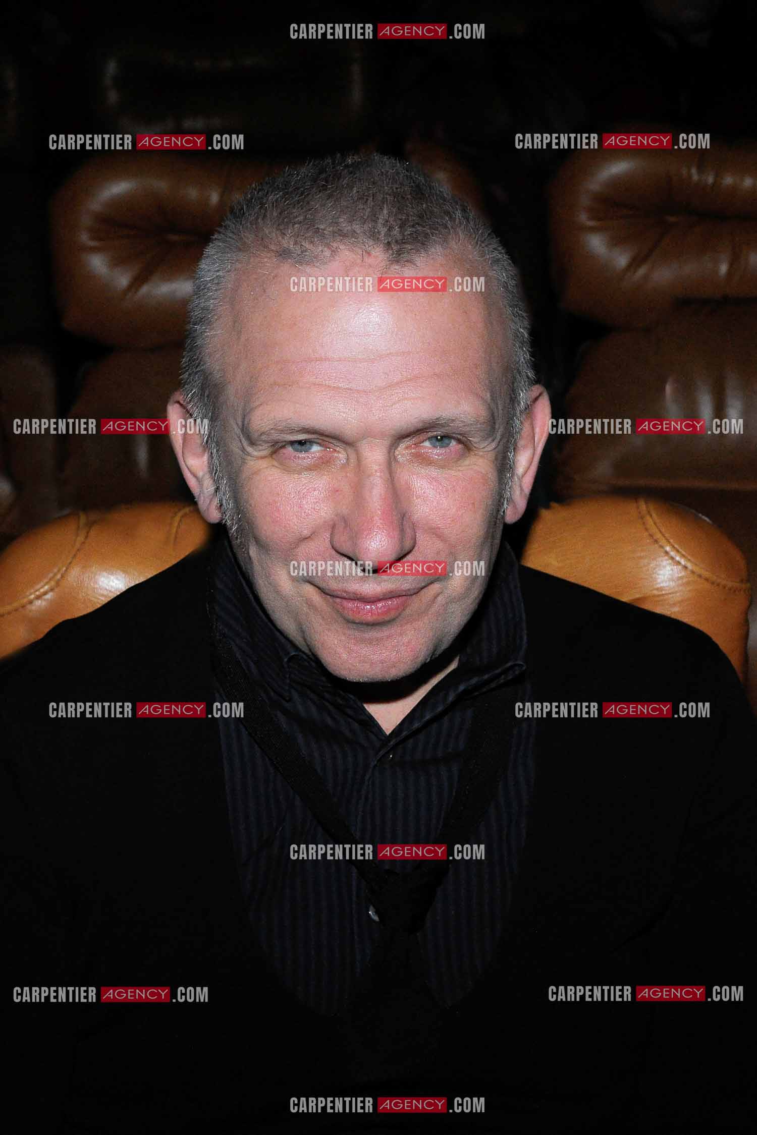 Le couturier Jean-Paul Gaultier dans la salle du Grand Rex à Paris le 23 Mars 2009.   ( Exclusif )