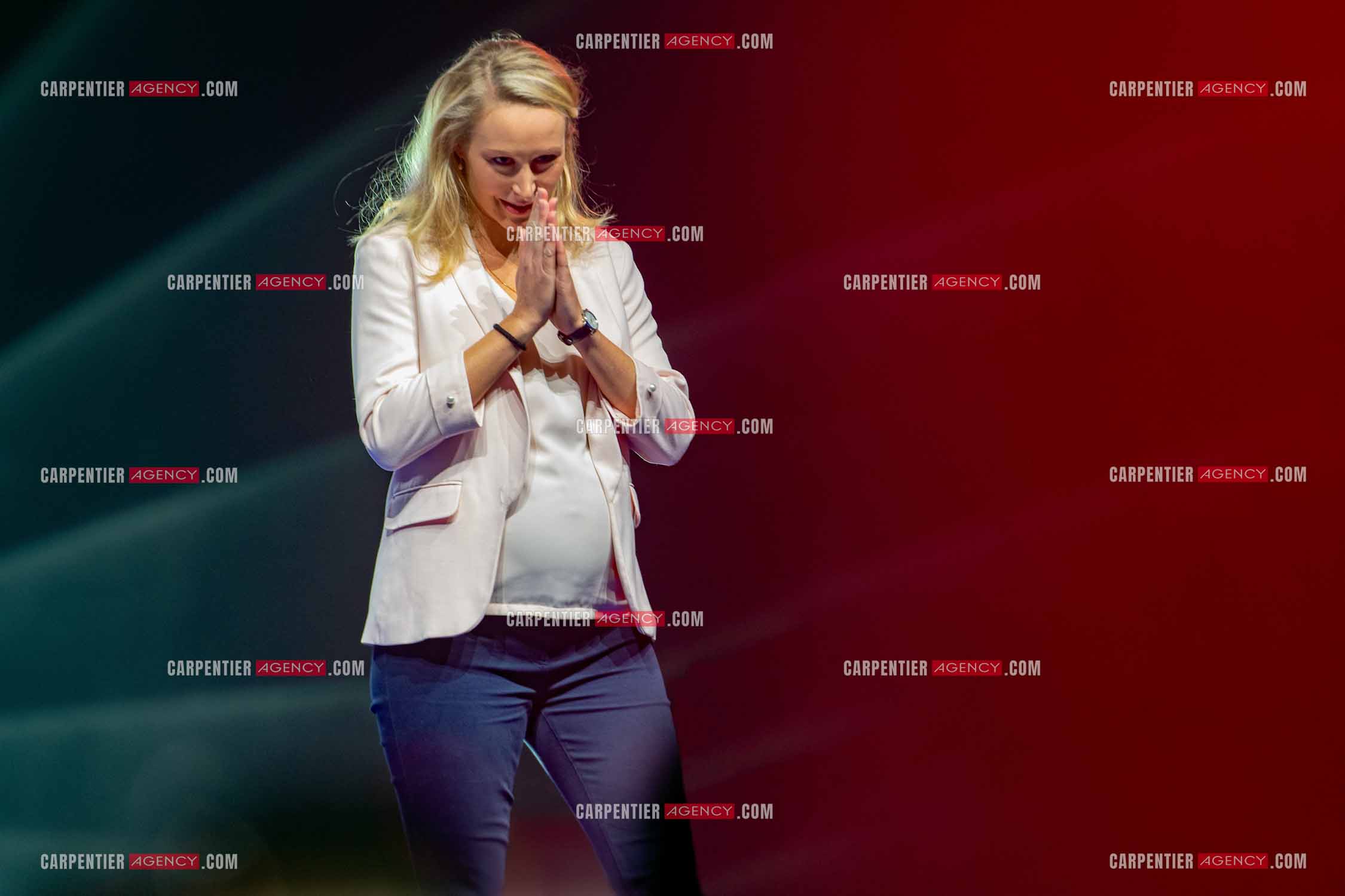 Alliance entre Marion Maréchal et Éric Zémour au Zénith de Toulon en 2022.