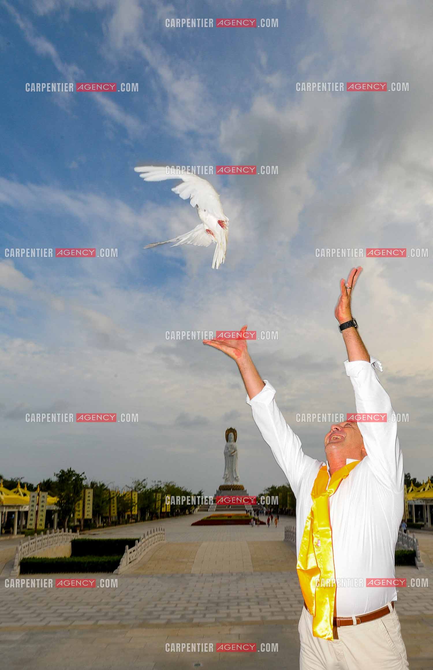 Gérald Marie Président de Elite Model Management lors de la finale internationale à Sanya en Chine pour la saison 2008.   ( Exclusif )