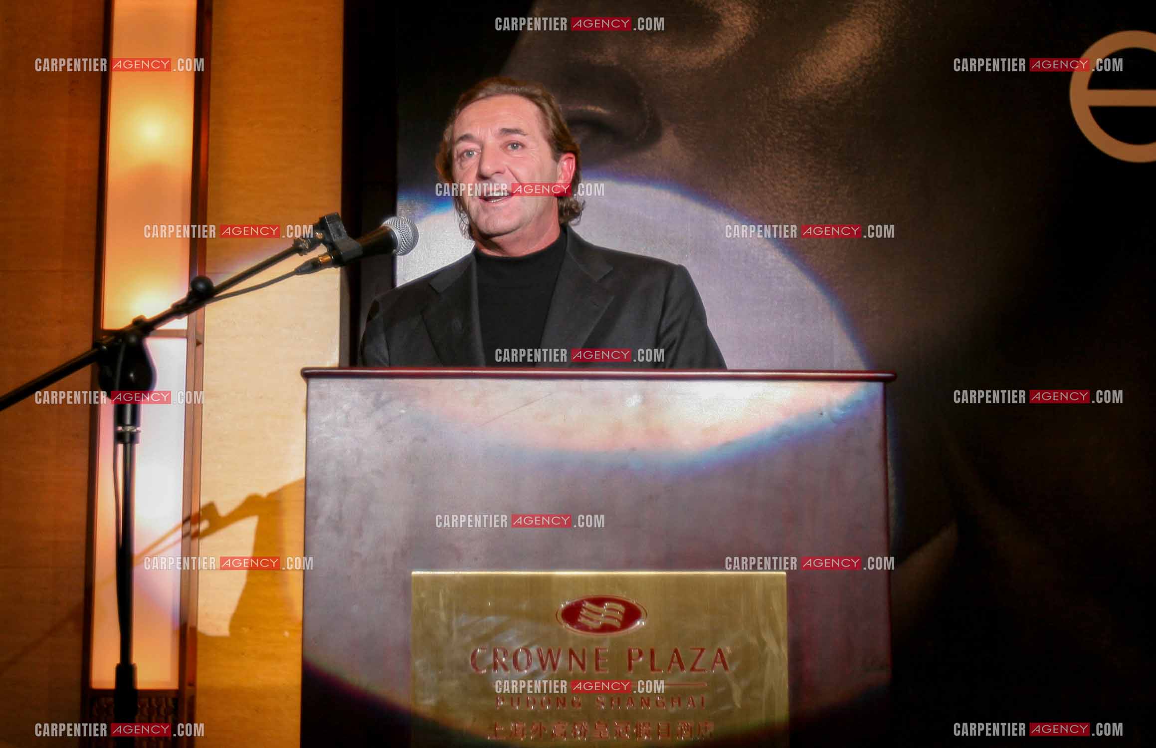 Gérald Marie Président de Elite Model Management lors de la finale internationale à Shanghai.   ( Exclusif )