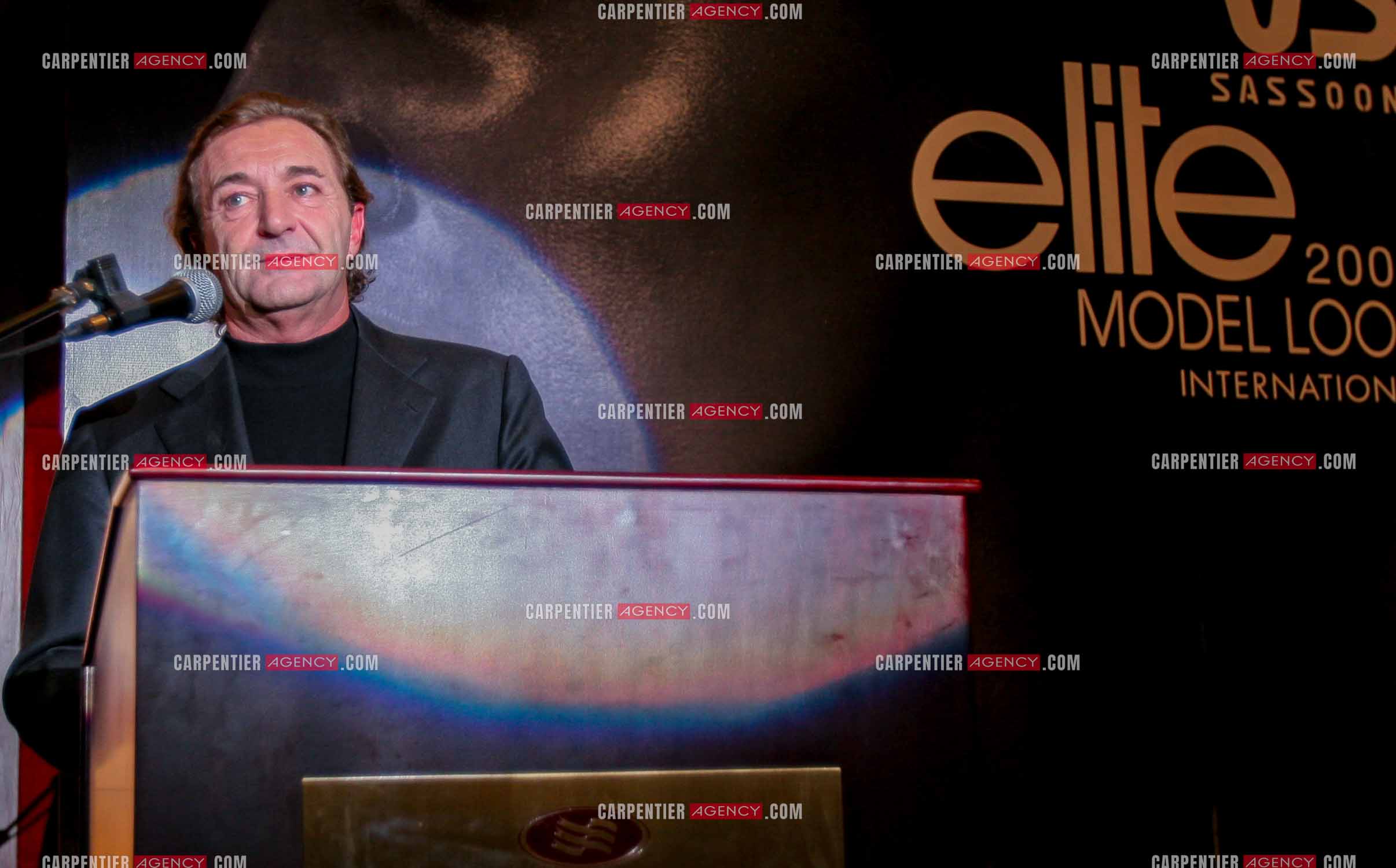 Gérald Marie Président de Elite Model Management lors de la finale internationale à Shanghai.   ( Exclusif )