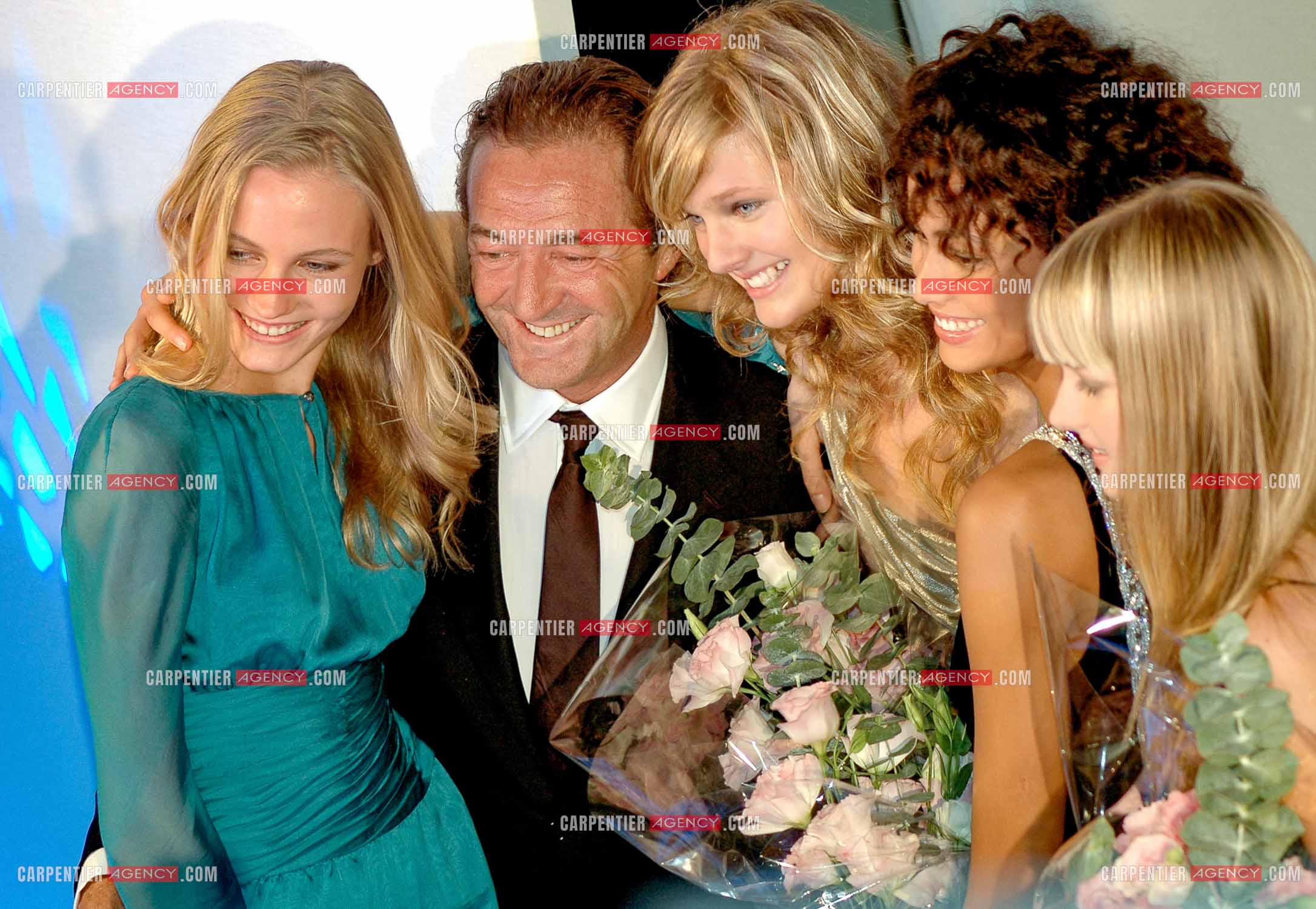 Gérald Marie Président de Elite Model Management à Paris pour la finale française. Charlotte Belliard (Charlotte Di Calypso) grande gagnante internationale 2005 venue passer la main à la nouvelle gagnante de la saison 2006 Constance Jablonski.  ( Exclusif )