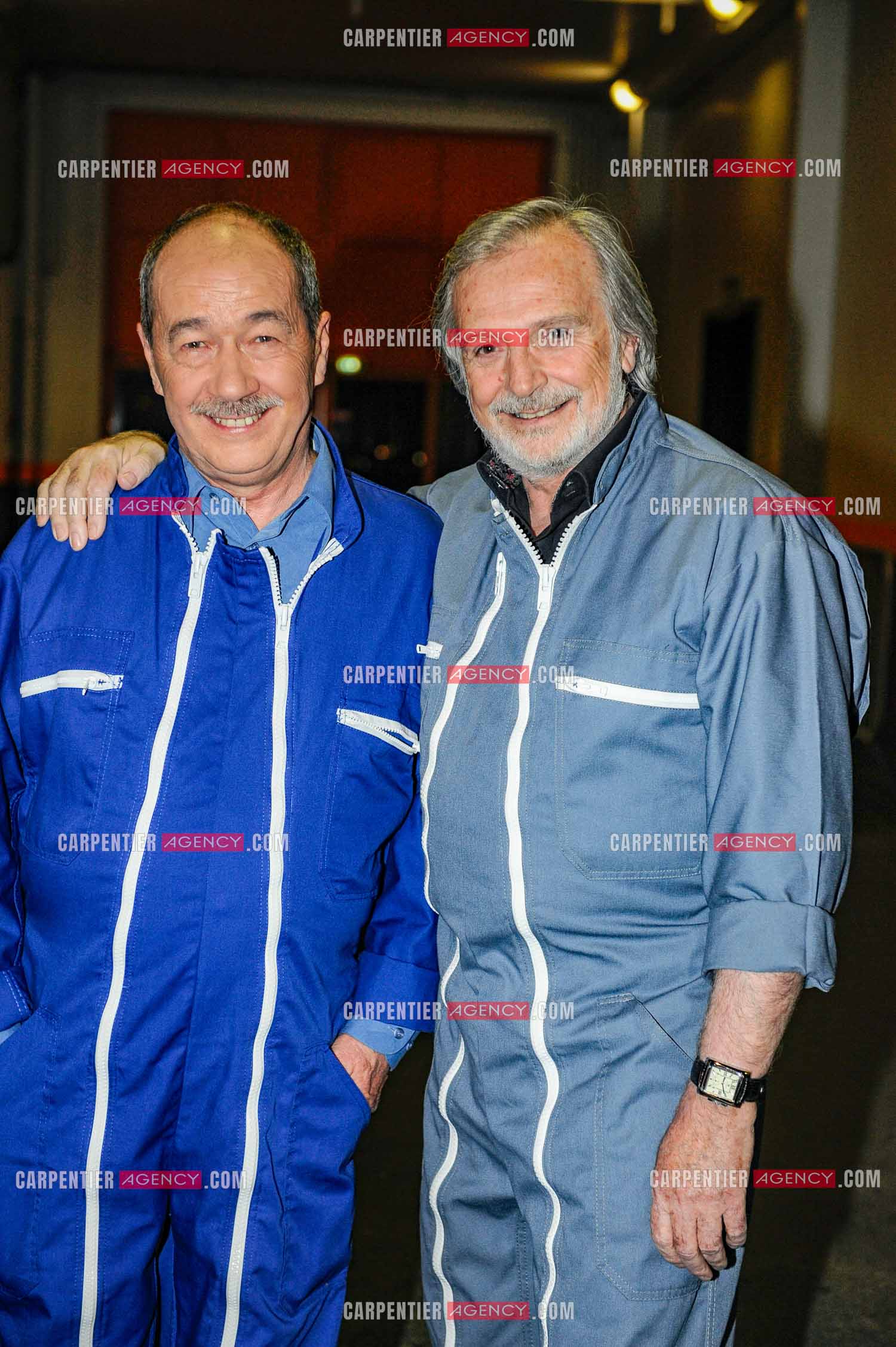 Jean Sarrus et Gerard Rinaldi du groupe “Les Charlots“.  ( Exclusif )