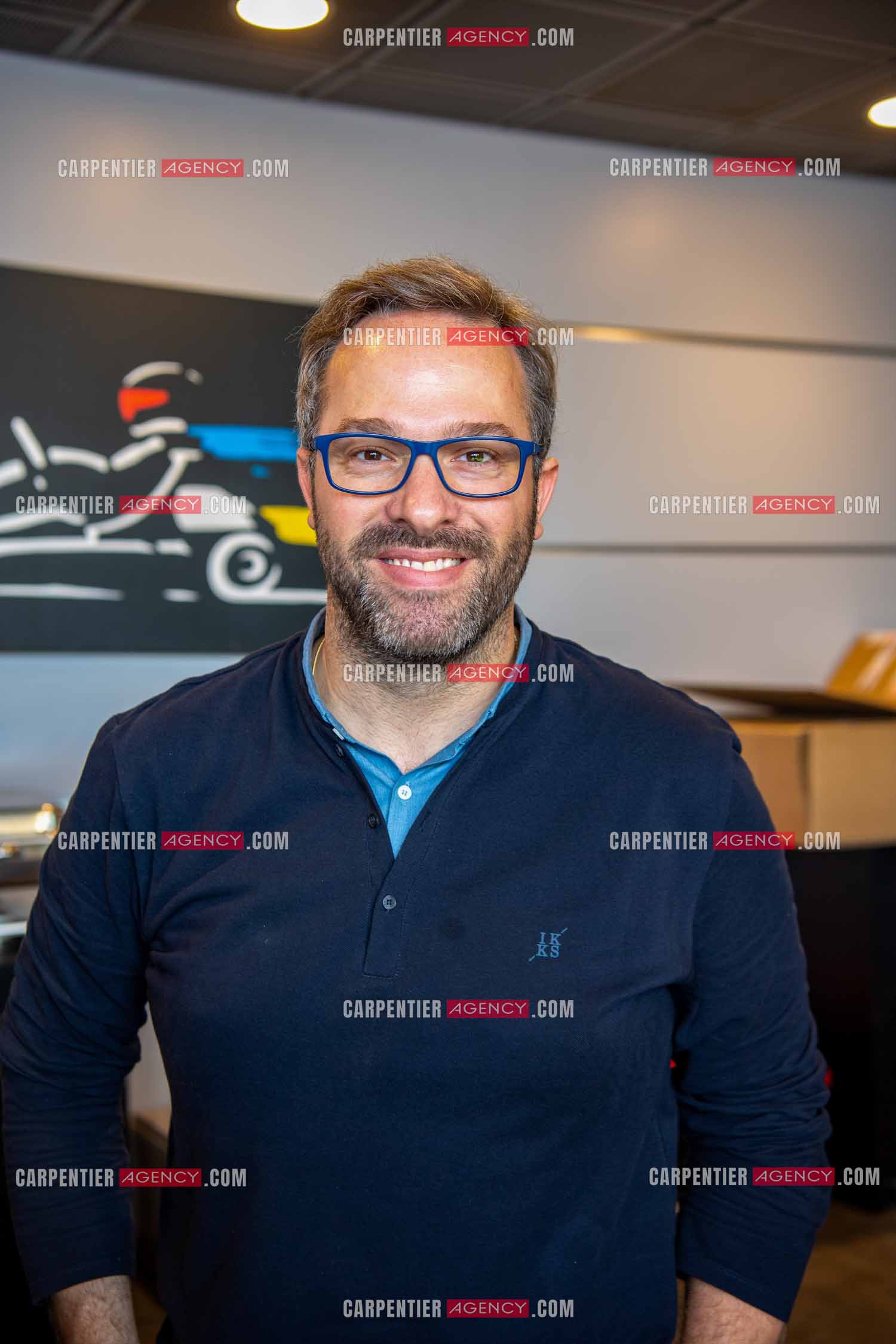 Le journaliste sportif Julien Fébreau.      ( Exclusif )