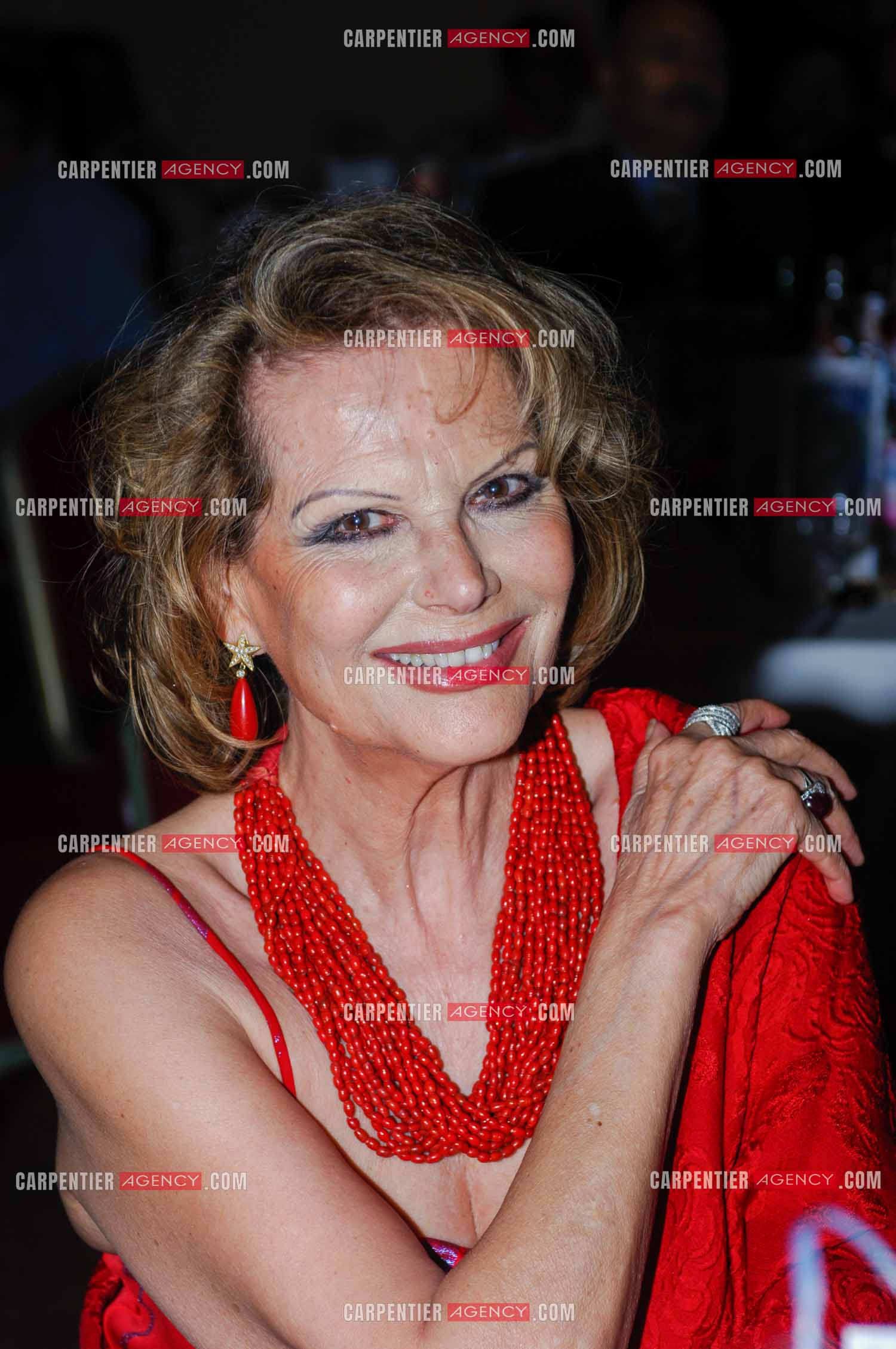 L'actrice Claudia Cardinale  lors du festival du film à Djerba en Tunisie le 28 avril 2006.