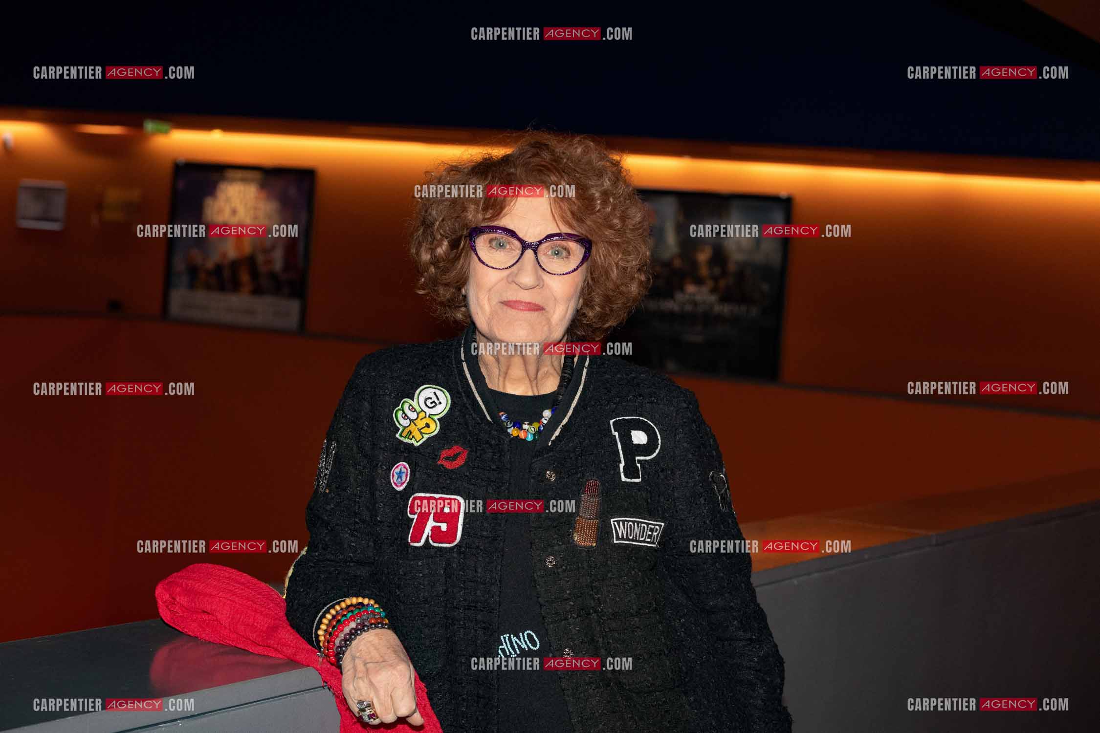 L'actrice Andréa Ferréol en avant première pour le film “ CHOEUR de ROCKERS “ au Six N’Étoiles de Six-Fours-les-Plages.   ( Exclusif )