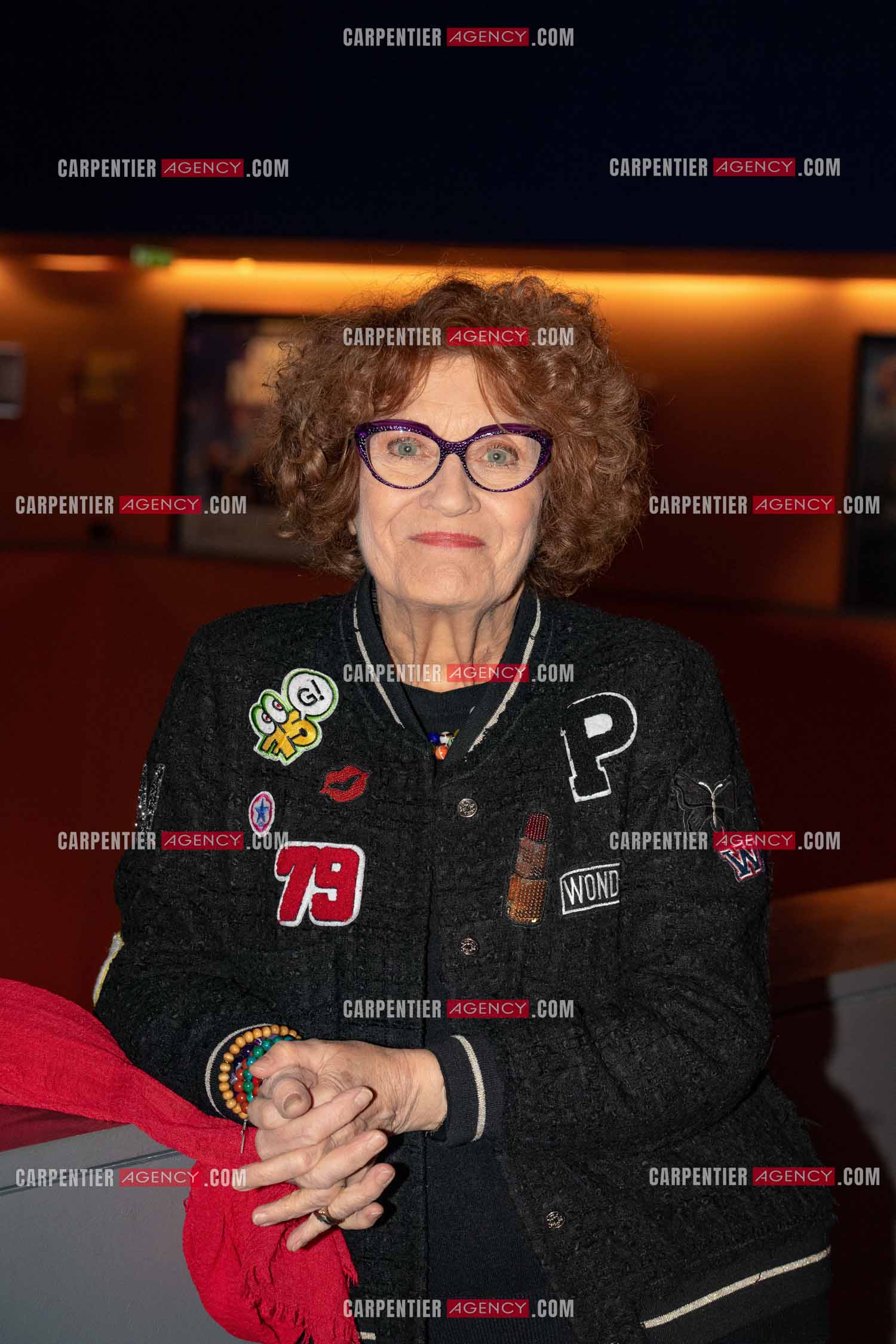 L'actrice Andréa Ferréol en avant première pour le film “ CHOEUR de ROCKERS “ au Six N’Étoiles de Six-Fours-les-Plages.   ( Exclusif )