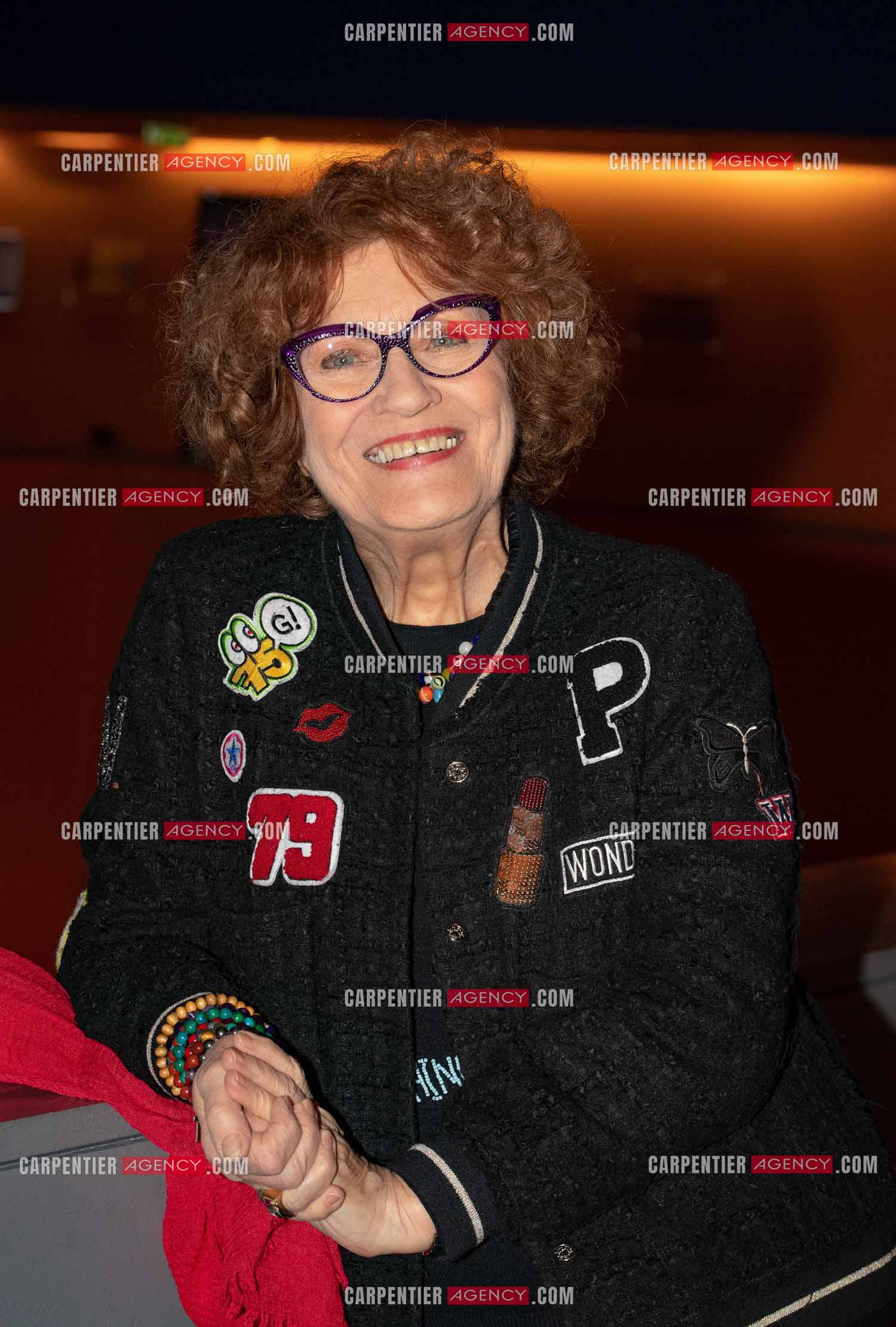 L'actrice Andréa Ferréol en avant première pour le film “ CHOEUR de ROCKERS “ au Six N’Étoiles de Six-Fours-les-Plages.   ( Exclusif )
