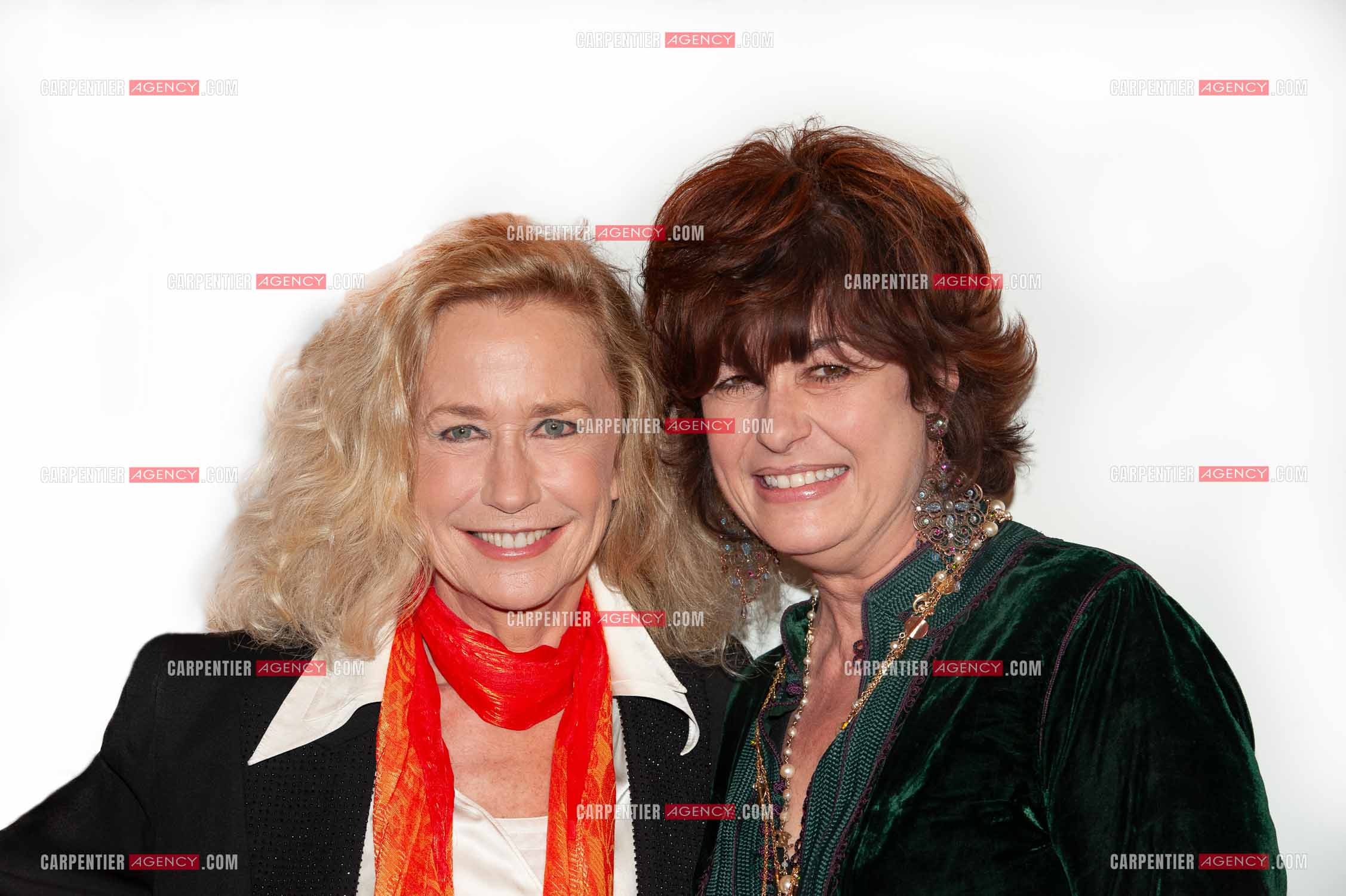 L' actrice Brigitte Fossey et la journaliste Anne Célérier (épouse Anne Cassel).   ( Exclusif )