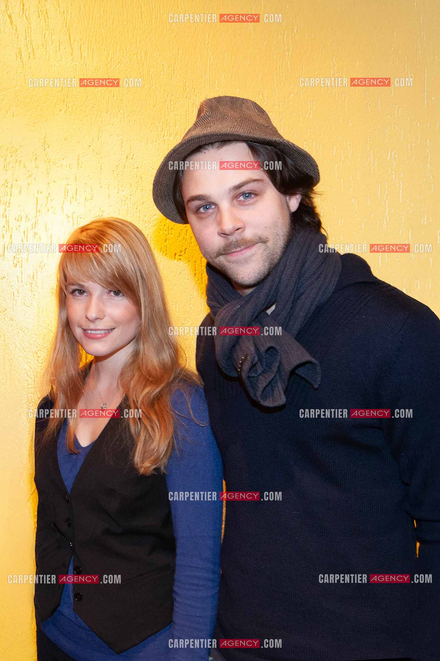 Cécilia Cara et son fiancé Arthur Jugnot.   ( Exclusif )