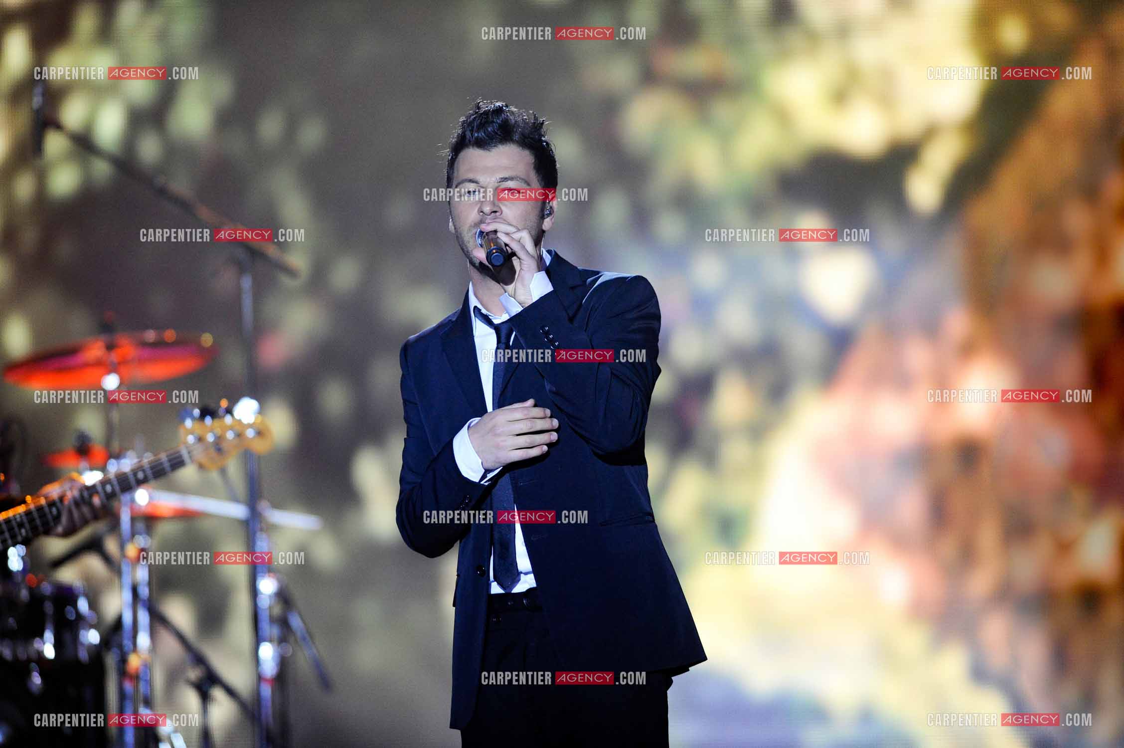 Christophe Maé aux Victoires de la Musique 2009.