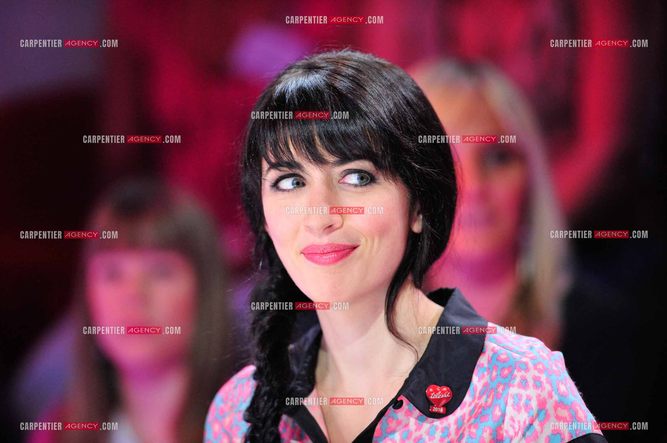 La chanteuse Nolwenn Leroy invitée du TéléVie à Bruxelles.   ( Exclusif )