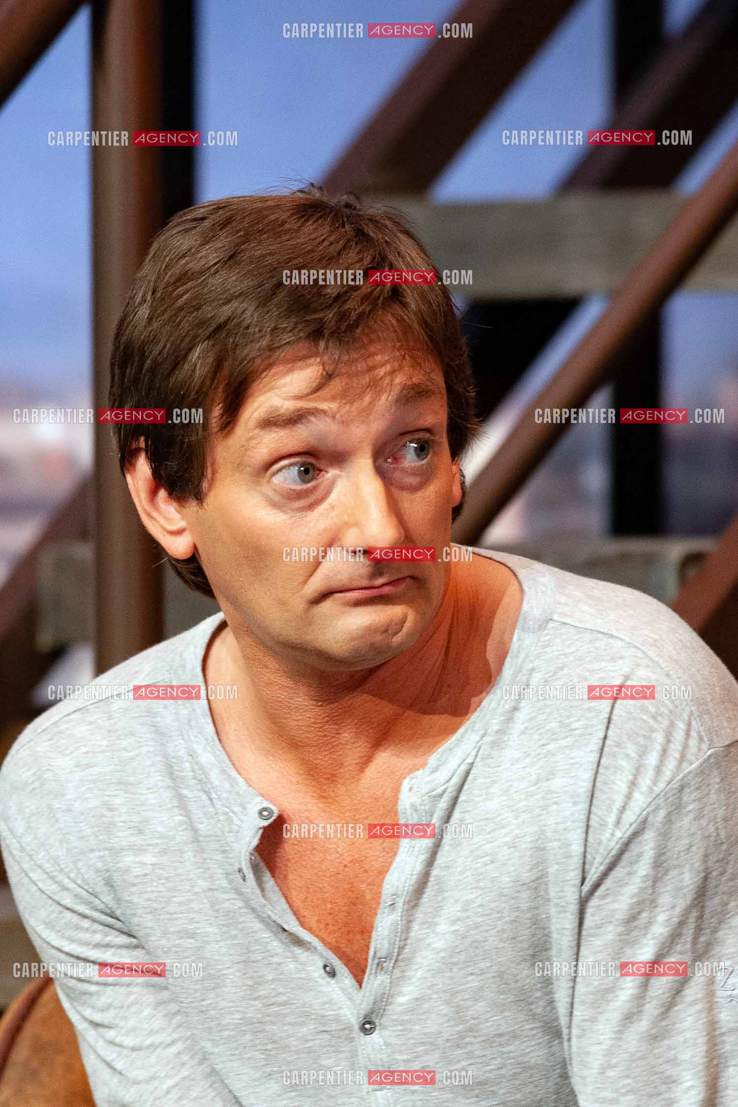 Portrait de l'humoriste Pierre Palmade.