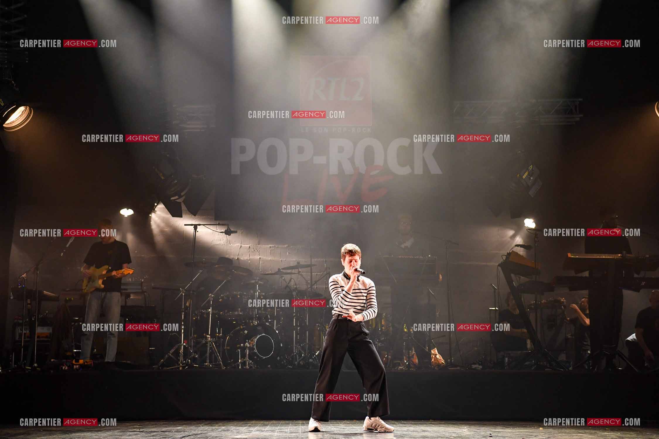 Concert au TRIANON “ POP-ROCK LIVE “ organisé par RTL2 le 05 Octobre 2018 à Paris. La chanteuse Christine and the Queens lors des répétitions.                           ( Exclusif )