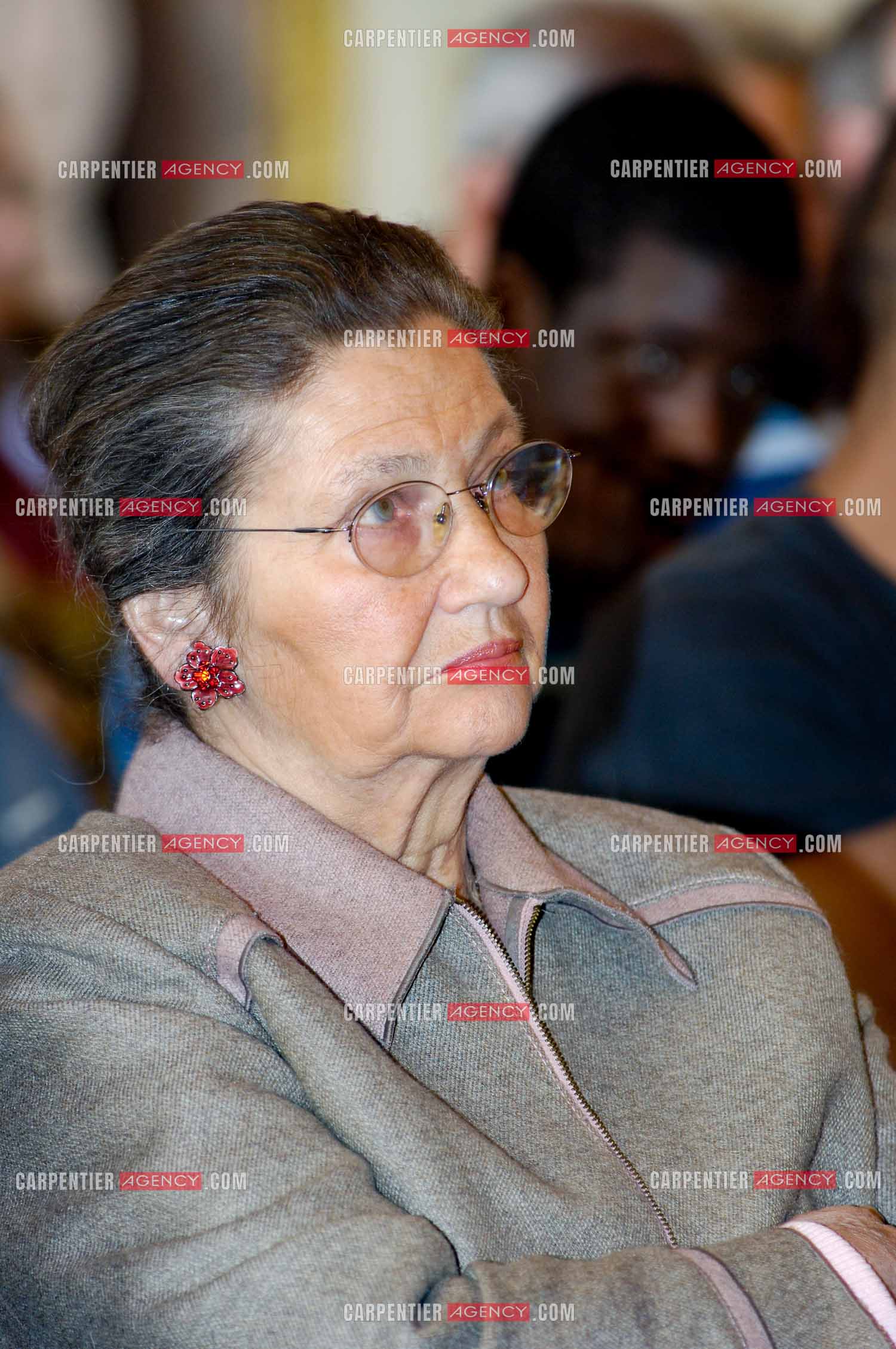 Journée mondiale des orphelins du sida présidée par Madame Simone Veil et Madame Albina du Boisrouvray.          ( Exclusif )