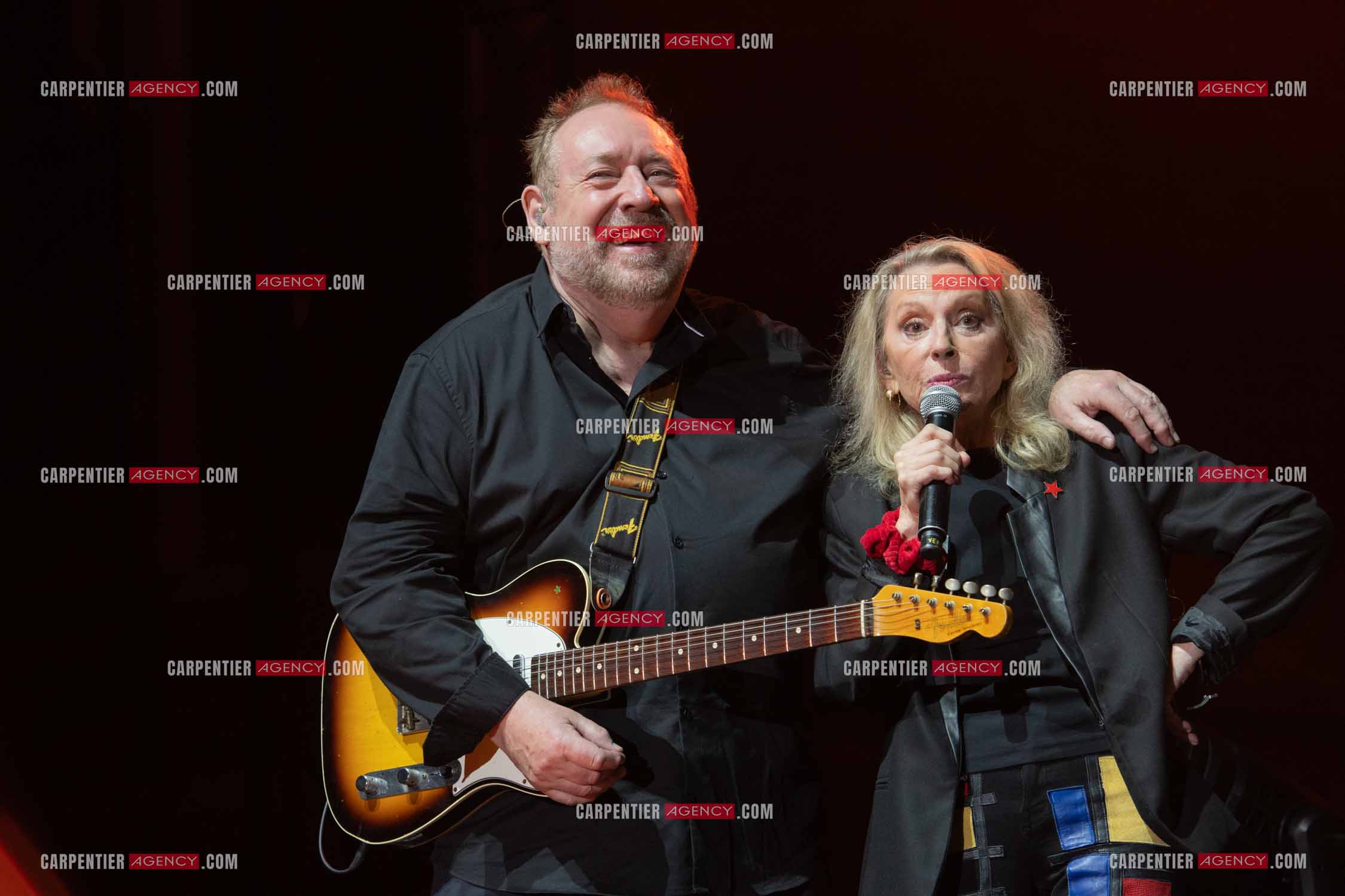 La chanteuse Véronique Sanson en concert lors du festival d'été de Soliès Pont le 17 juillet 2021.  ( Exclusif )