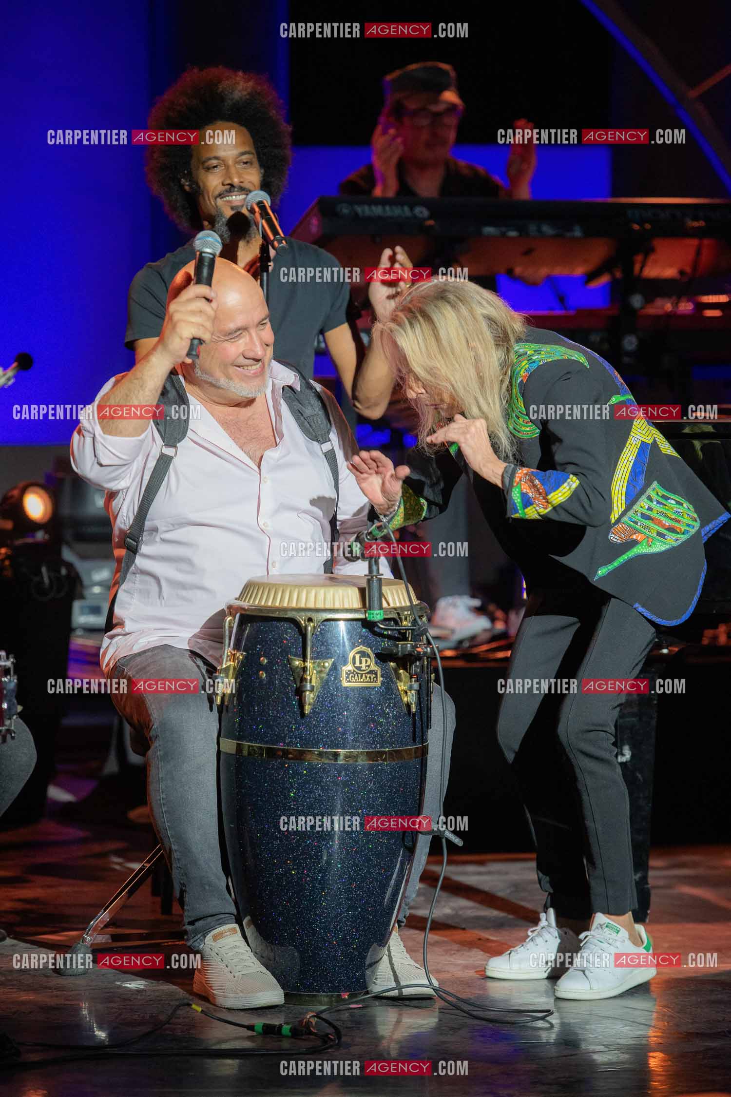 La chanteuse Véronique Sanson au festival de Ramatuelle pour sa dernière date de sa tournée d'été "Hasta Luego".      ( Exclusif )