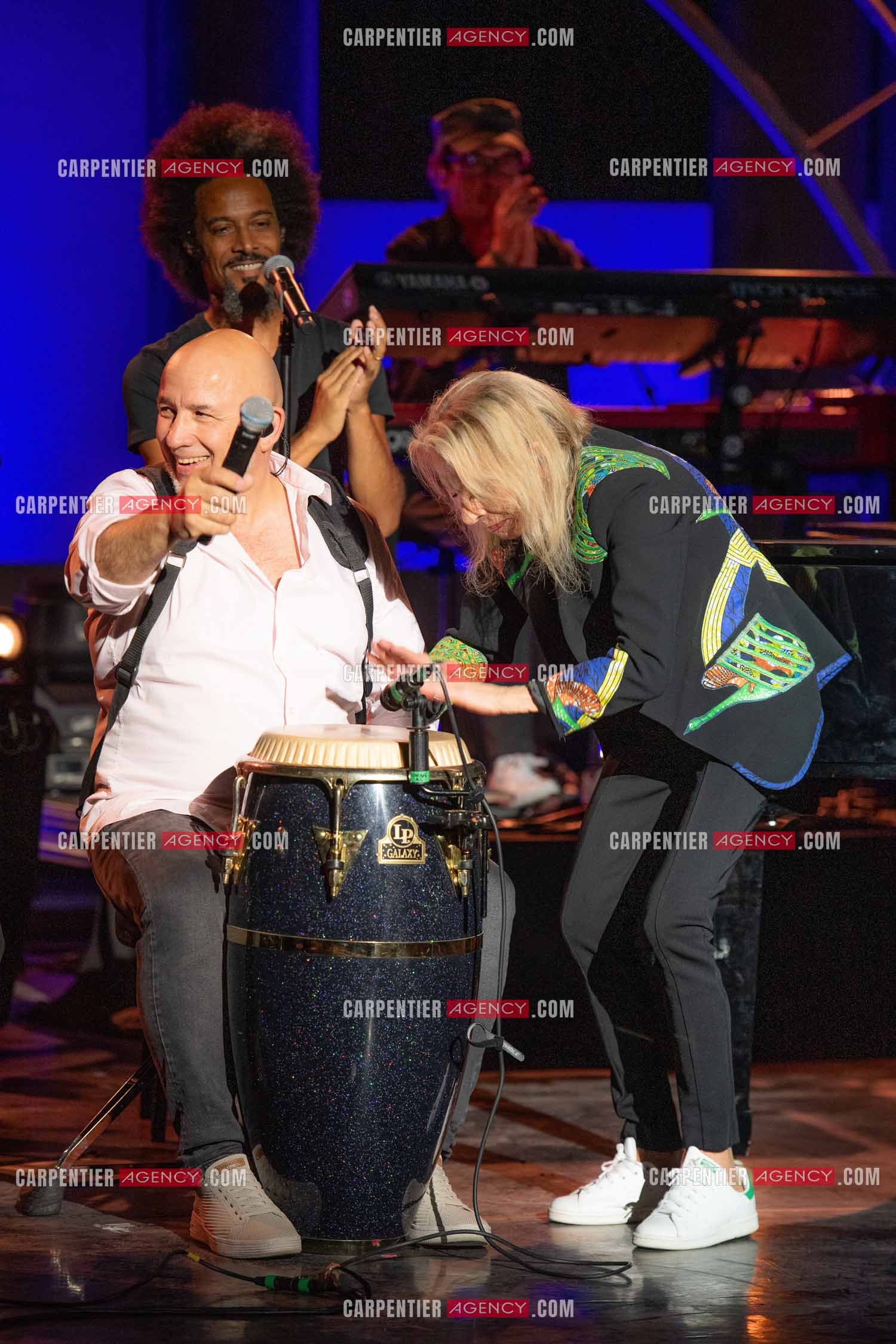 La chanteuse Véronique Sanson au festival de Ramatuelle pour sa dernière date de sa tournée d'été "Hasta Luego".      ( Exclusif )