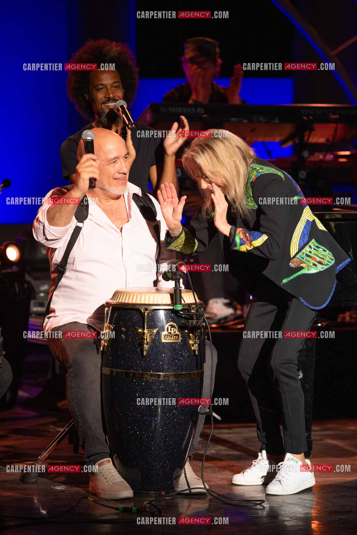 La chanteuse Véronique Sanson au festival de Ramatuelle pour sa dernière date de sa tournée d'été "Hasta Luego".    ( Exclusif )