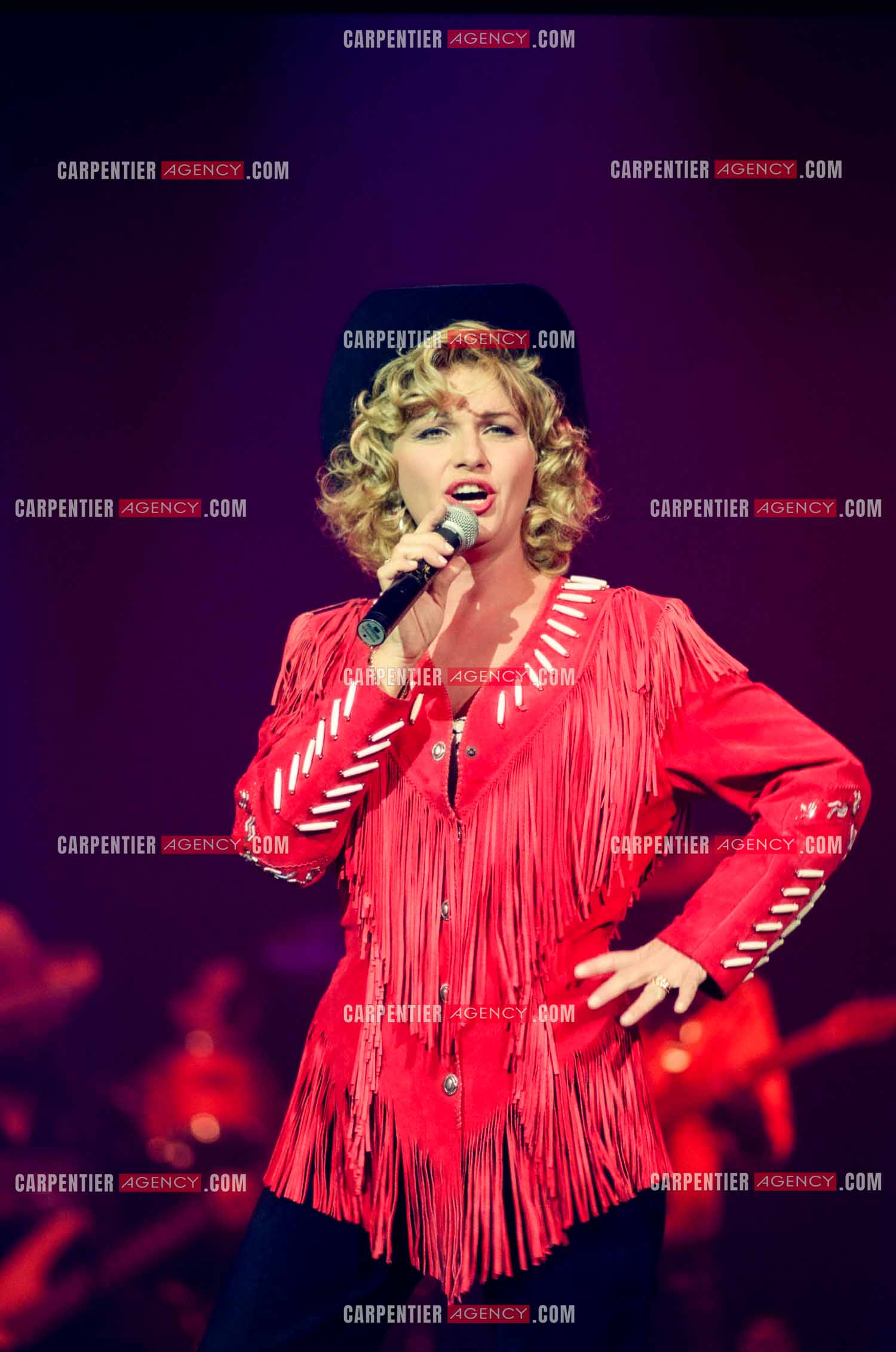 La chanteuse Jeane Manson en concert Country Girl au Casino de Paris.  ( Exclusif )