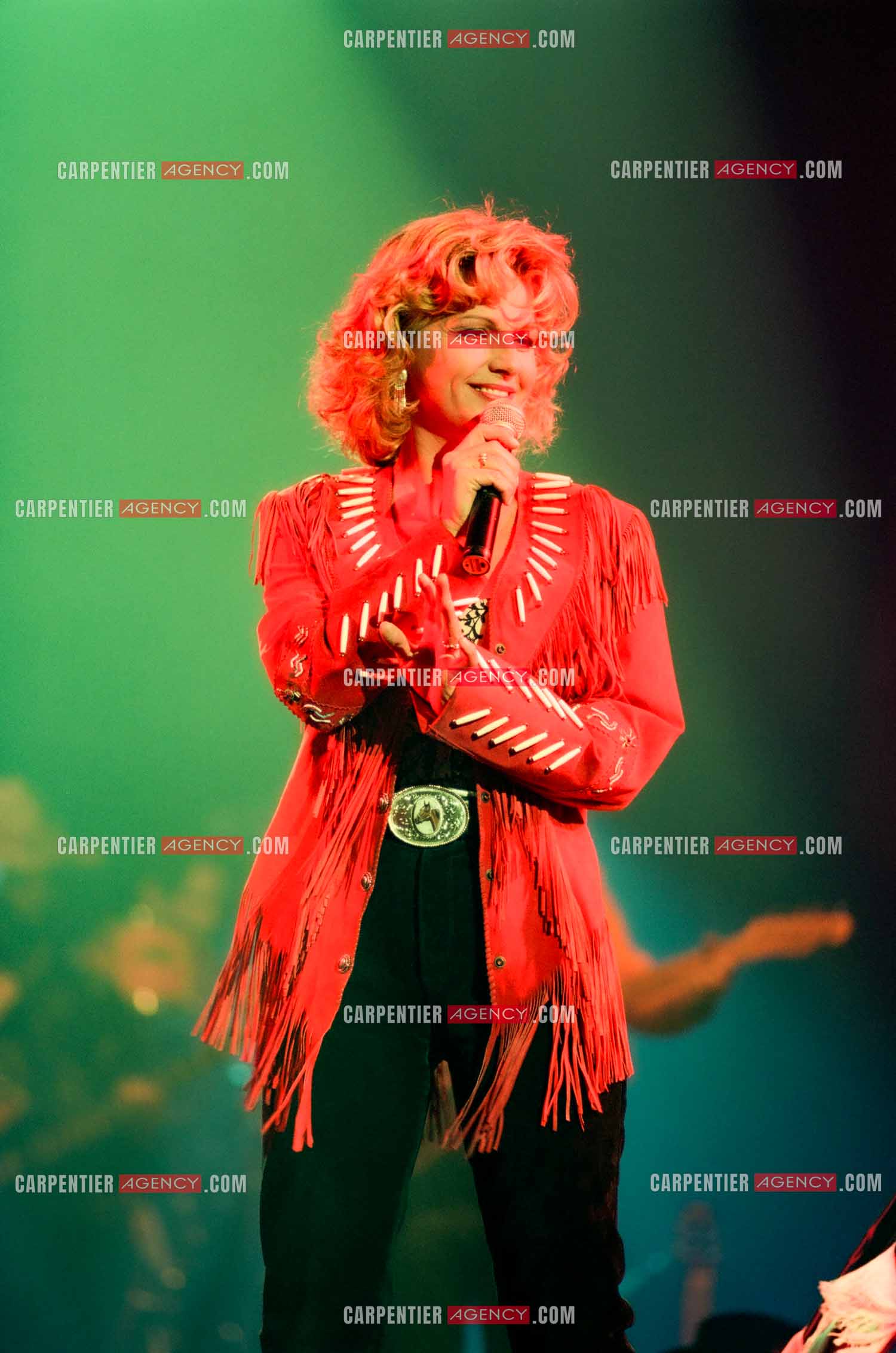 La chanteuse Jeane Manson en concert Country Girl au Casino de Paris.  ( Exclusif )