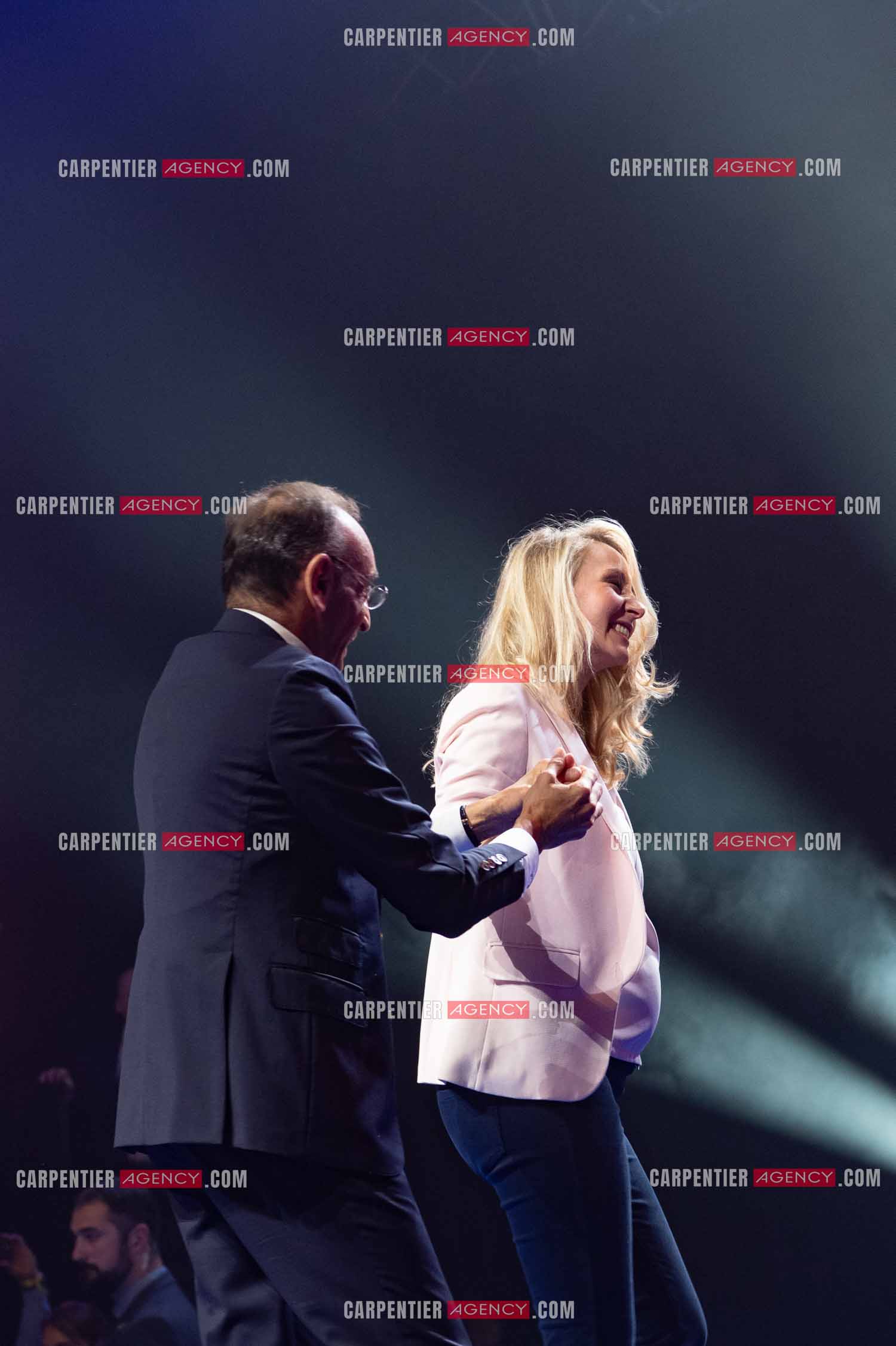 Meeting à Toulon du candidat à la présidentielle Eric Zemmour.